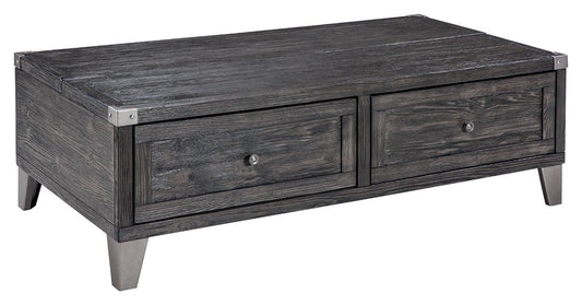 Todoe - Dark Gray - Lift Top Cocktail Table - Hornell Furniture Outlet