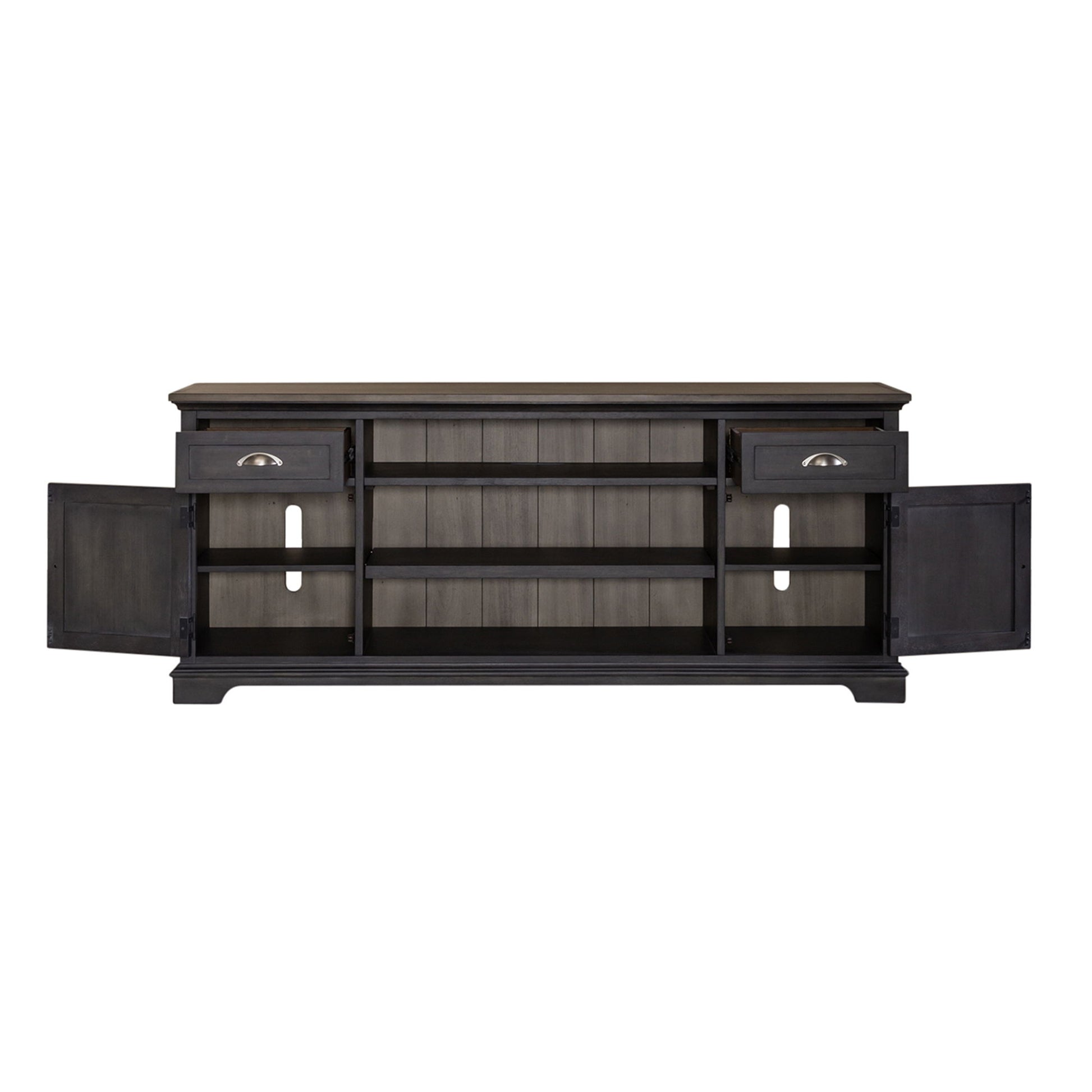 Ocean Isle - Entertainment Tv Stand - Hornell Furniture Outlet
