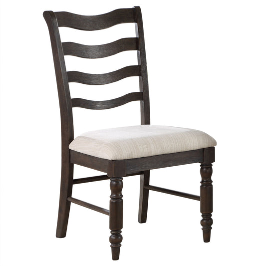 Hutchins - Side Chair (Set of 2) - Dark Brown - Hornell Furniture Outlet