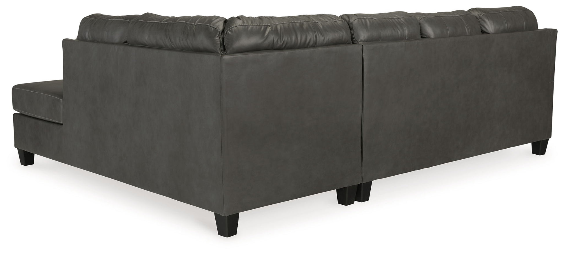 Valderno - Fog - 2 - Piece Sectional With Raf Corner Chaise - Hornell Furniture Outlet