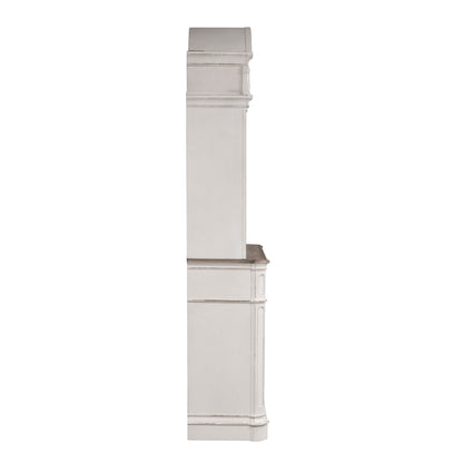 Magnolia Manor - Hutch & Buffet - White - Hornell Furniture Outlet
