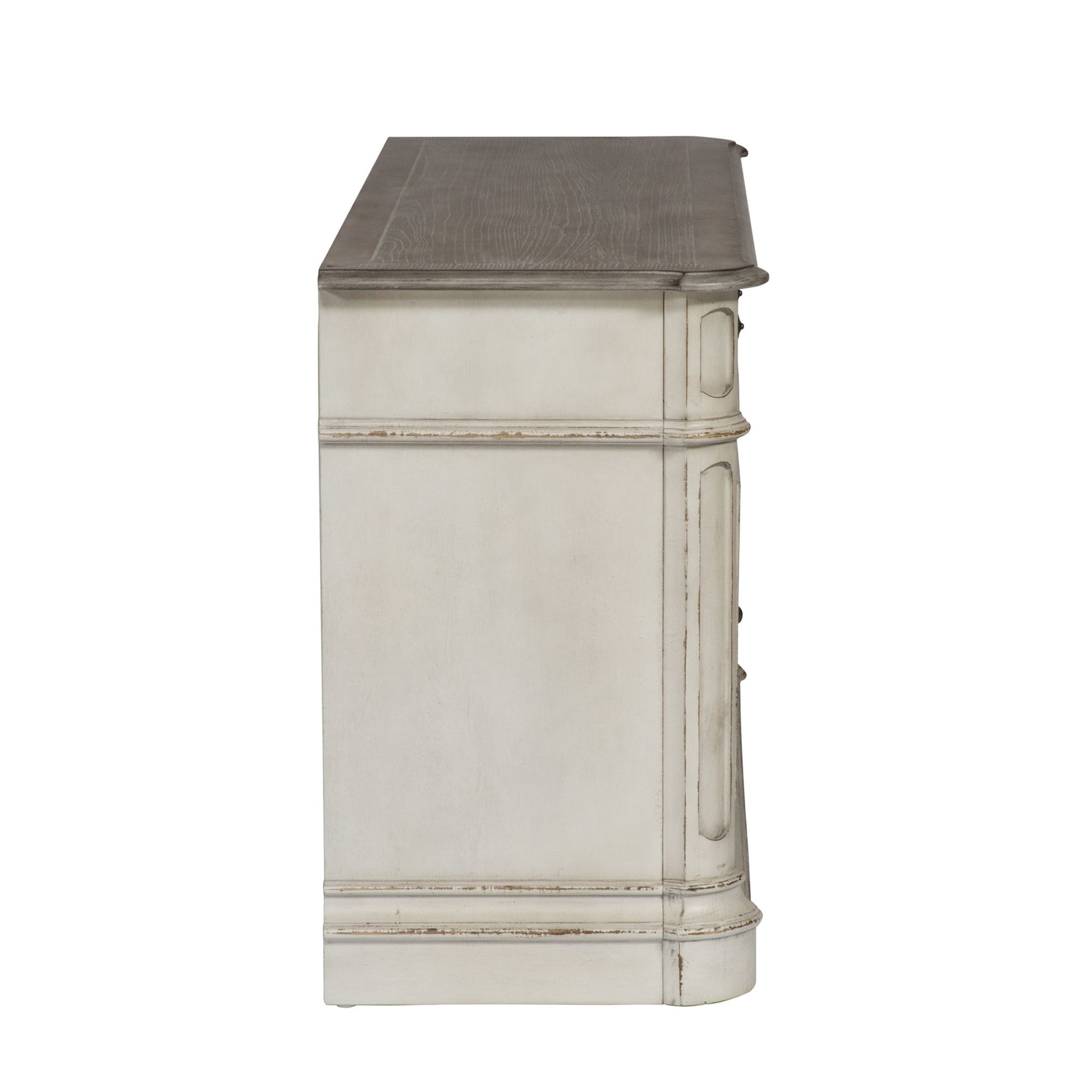 Magnolia Manor - Credenza - Antique White - Hornell Furniture Outlet