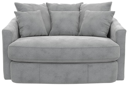 Matty - Round Accent Cuddle Chaise - Hornell Furniture Outlet