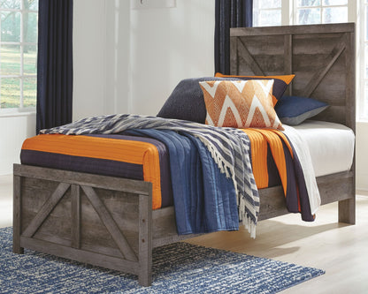 Wynnlow - Crossbuck Panel Bed - Hornell Furniture Outlet