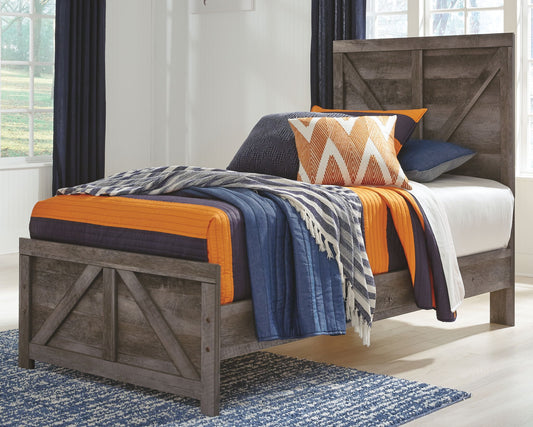 Wynnlow - Crossbuck Panel Bed - Hornell Furniture Outlet