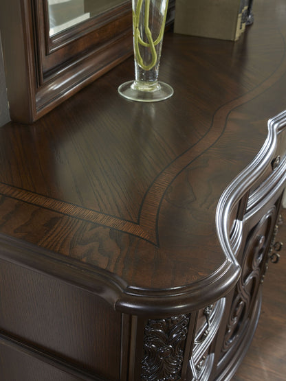 Royale - Dresser - Brown - Hornell Furniture Outlet