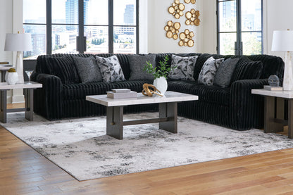 Midnight - Madness - Sectional - Hornell Furniture Outlet