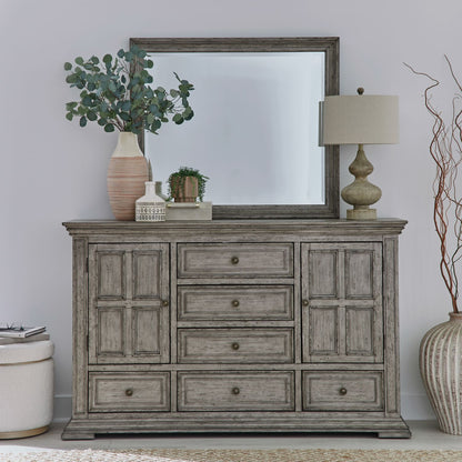 Big Valley - Dresser & Mirror - Hornell Furniture Outlet