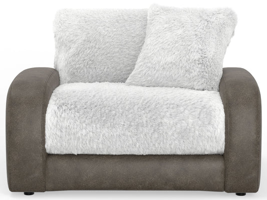 Snowball - Chair & 1/2 - Taupe - Hornell Furniture Outlet