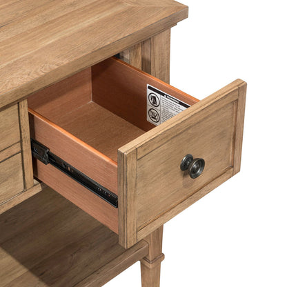 Haven Hills - Sofa Table - Camel Beige - Hornell Furniture Outlet