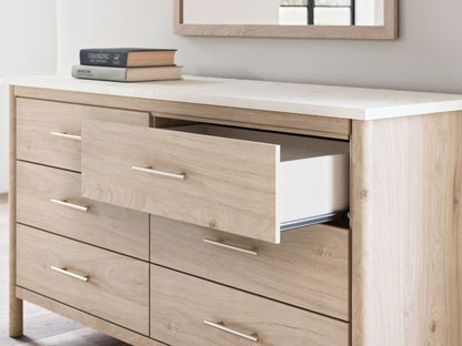 Cadmori - Six Drawer Dresser - Hornell Furniture Outlet