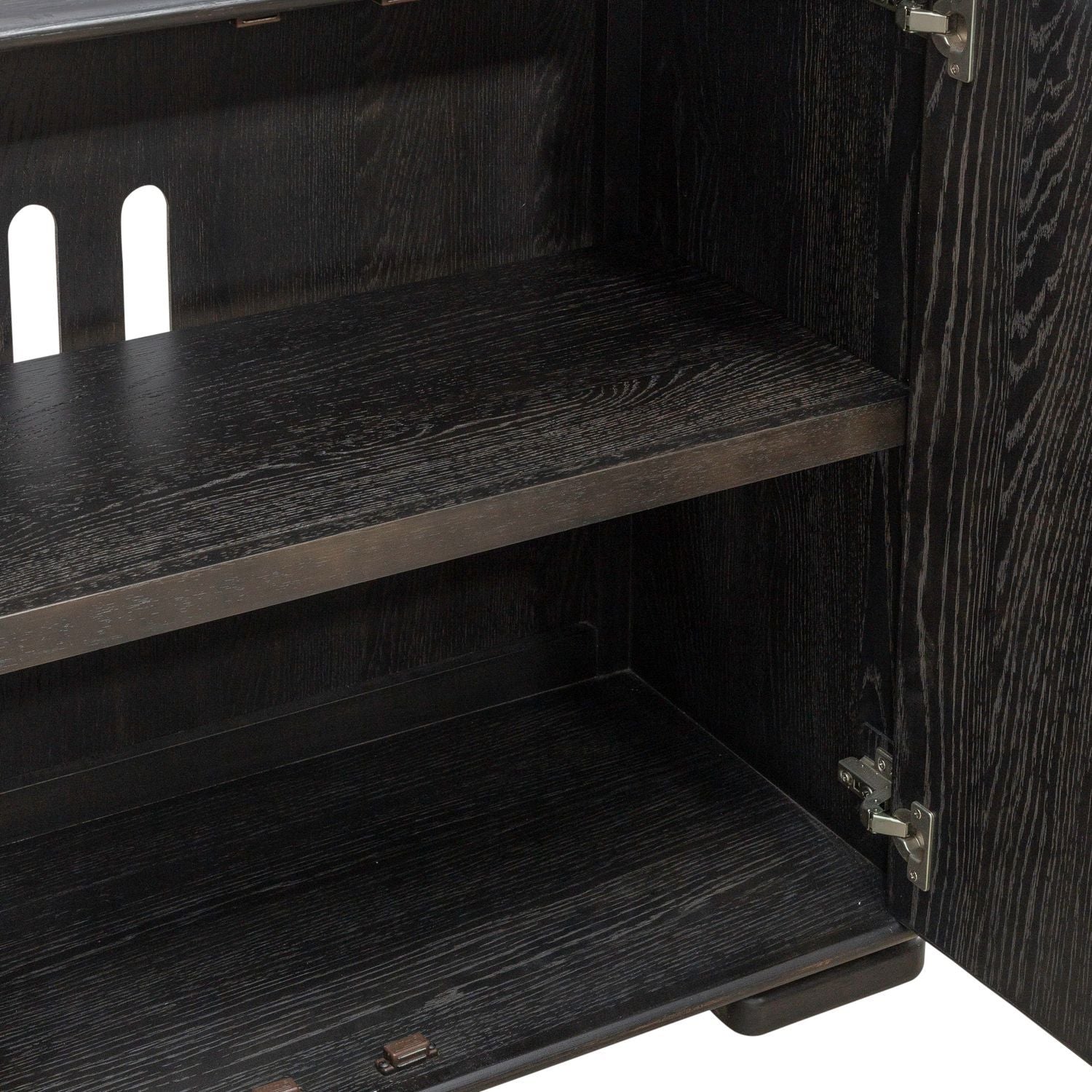 Barlowe - 4 Door Accent Cabinet - Brown - Hornell Furniture Outlet