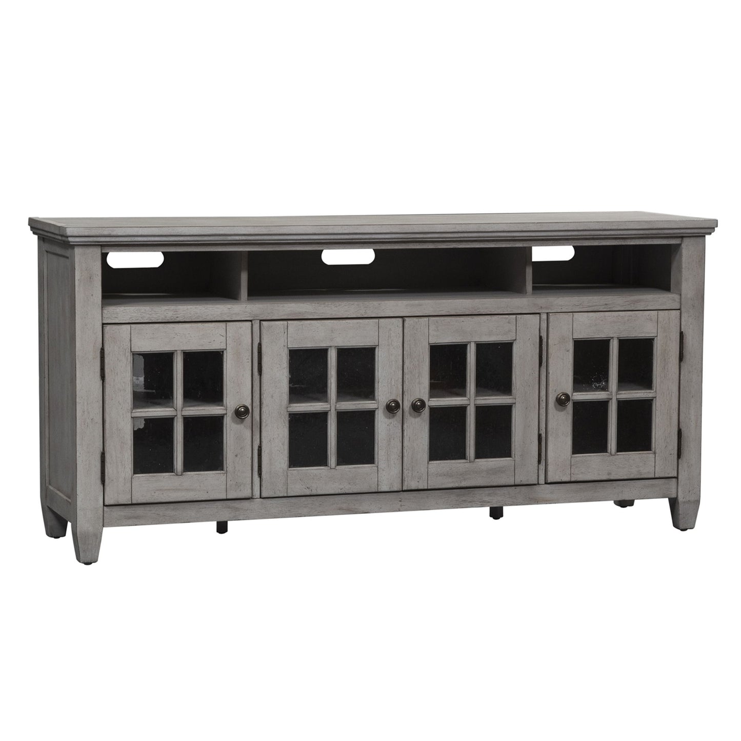 Heartland - Entertainment TV Stand - White - Hornell Furniture Outlet