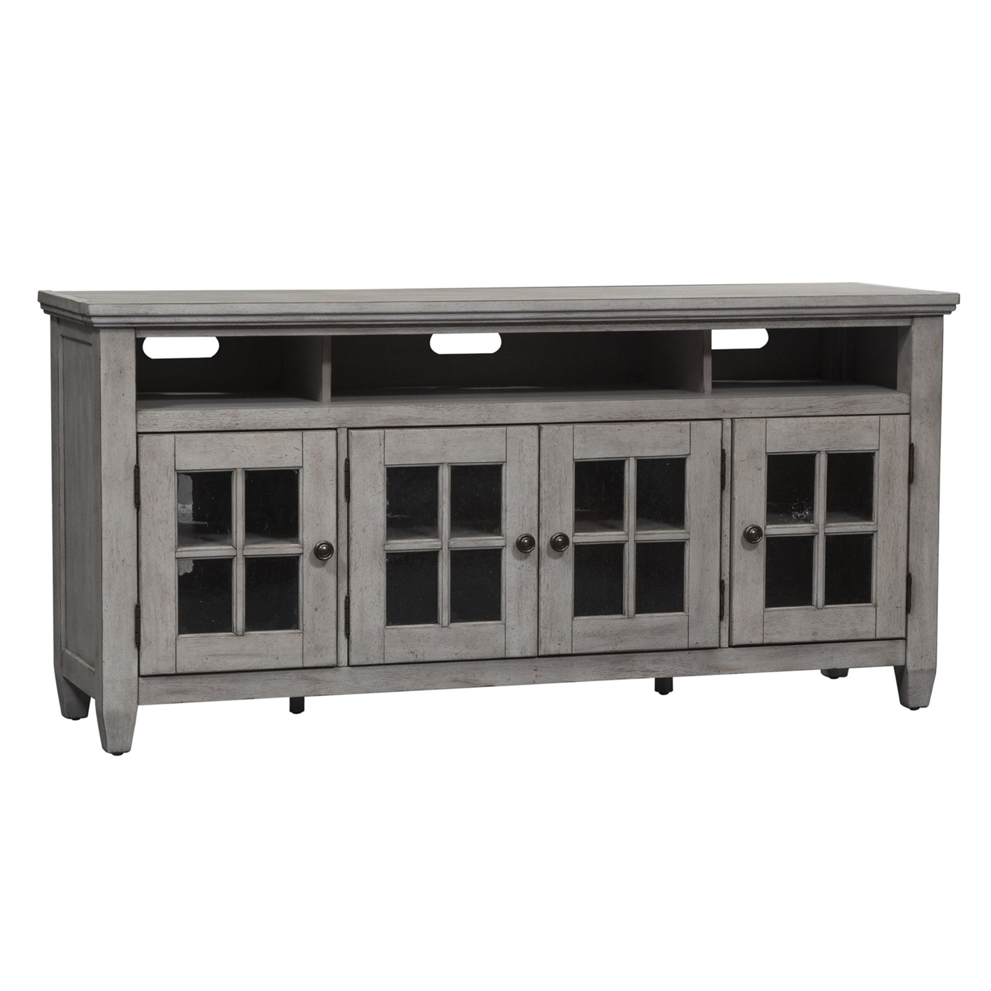 Heartland - Entertainment TV Stand - White - Hornell Furniture Outlet