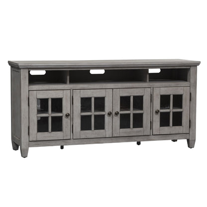 Heartland - Entertainment TV Stand - White - Hornell Furniture Outlet