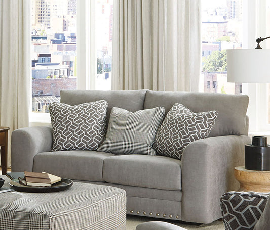 Cutler - Gliding Loveseat - Ash - Hornell Furniture Outlet