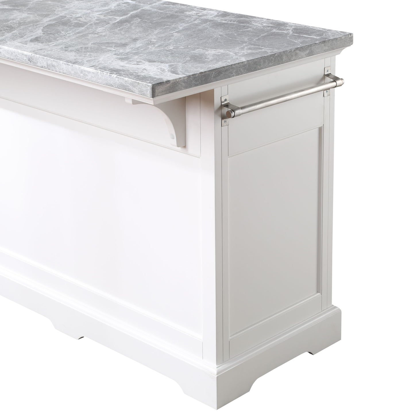 Zermatt - 3 Piece Kitchen Set - White - Hornell Furniture Outlet