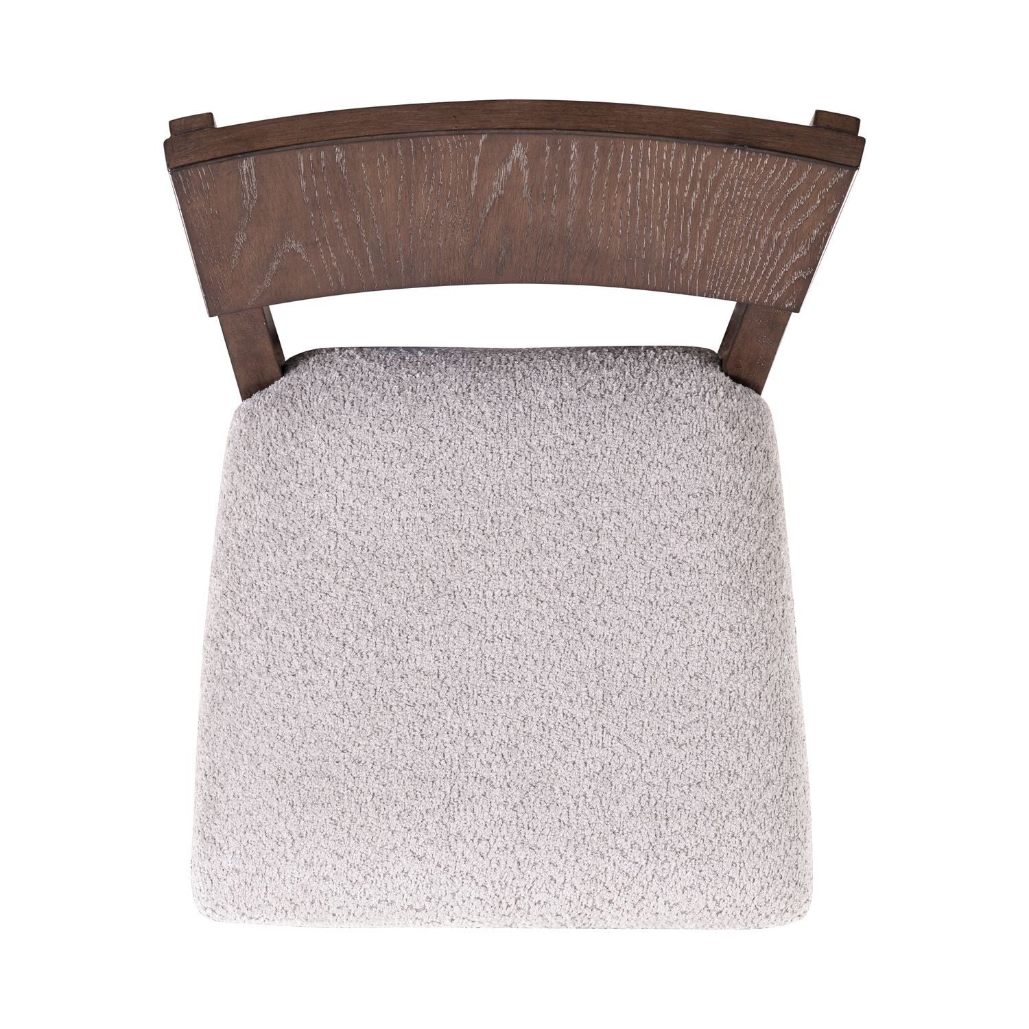 Cascade Falls - Panel Back Side Chair (RTA) - Brown - Hornell Furniture Outlet