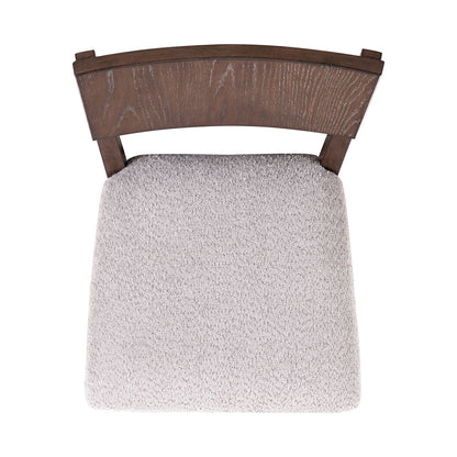 Cascade Falls - Panel Back Side Chair (RTA) - Brown - Hornell Furniture Outlet