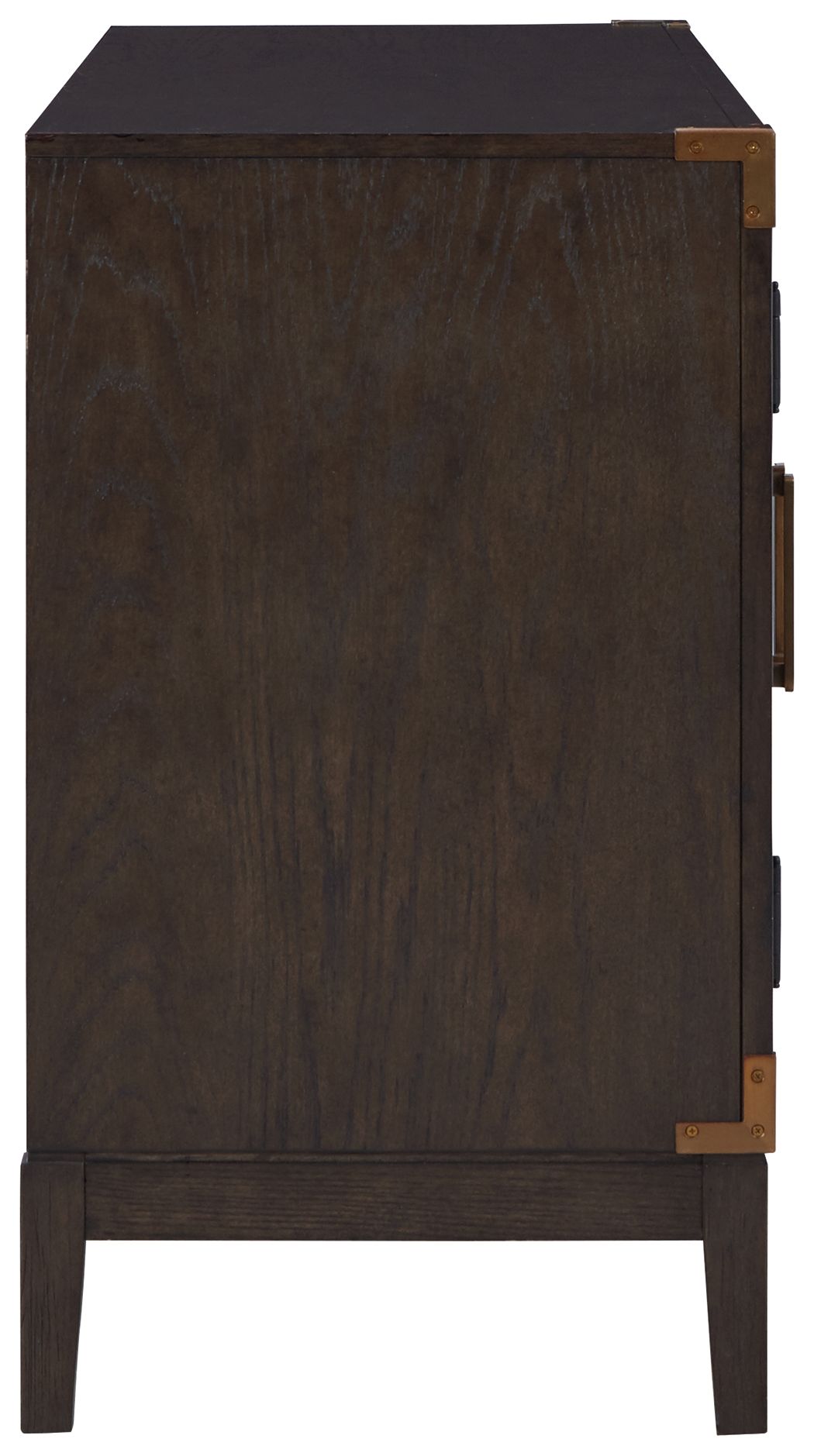 Burkhaus - Dark Brown - Dining Room Server - Hornell Furniture Outlet