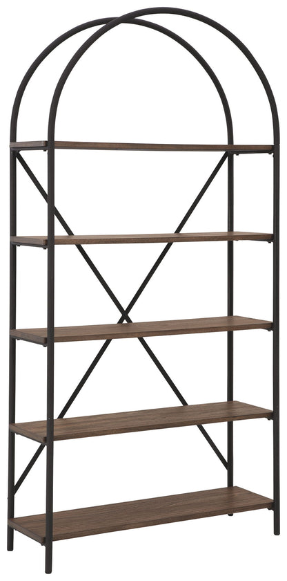 Galtbury - Brown / Black - Bookcase - Hornell Furniture Outlet