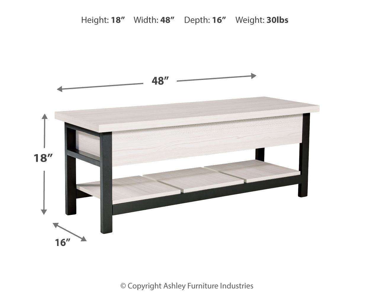 Rhyson - Storage Bench - Hornell Furniture Outlet