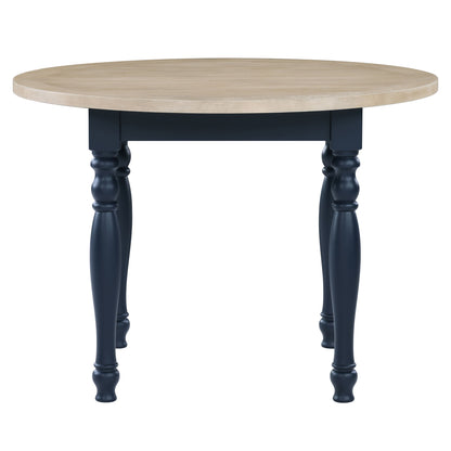 Darcy - Round Table - Blue - Hornell Furniture Outlet