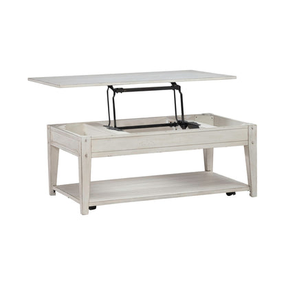 Lake House - Lift Top Cocktail Table - Hornell Furniture Outlet
