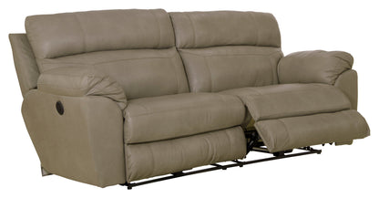 Costa - Power Lay Flat Reclining Sofa - Hornell Furniture Outlet