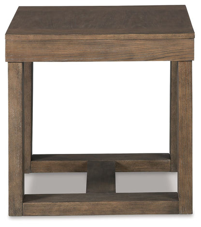 Cariton - Square End Table - Gray - Hornell Furniture Outlet