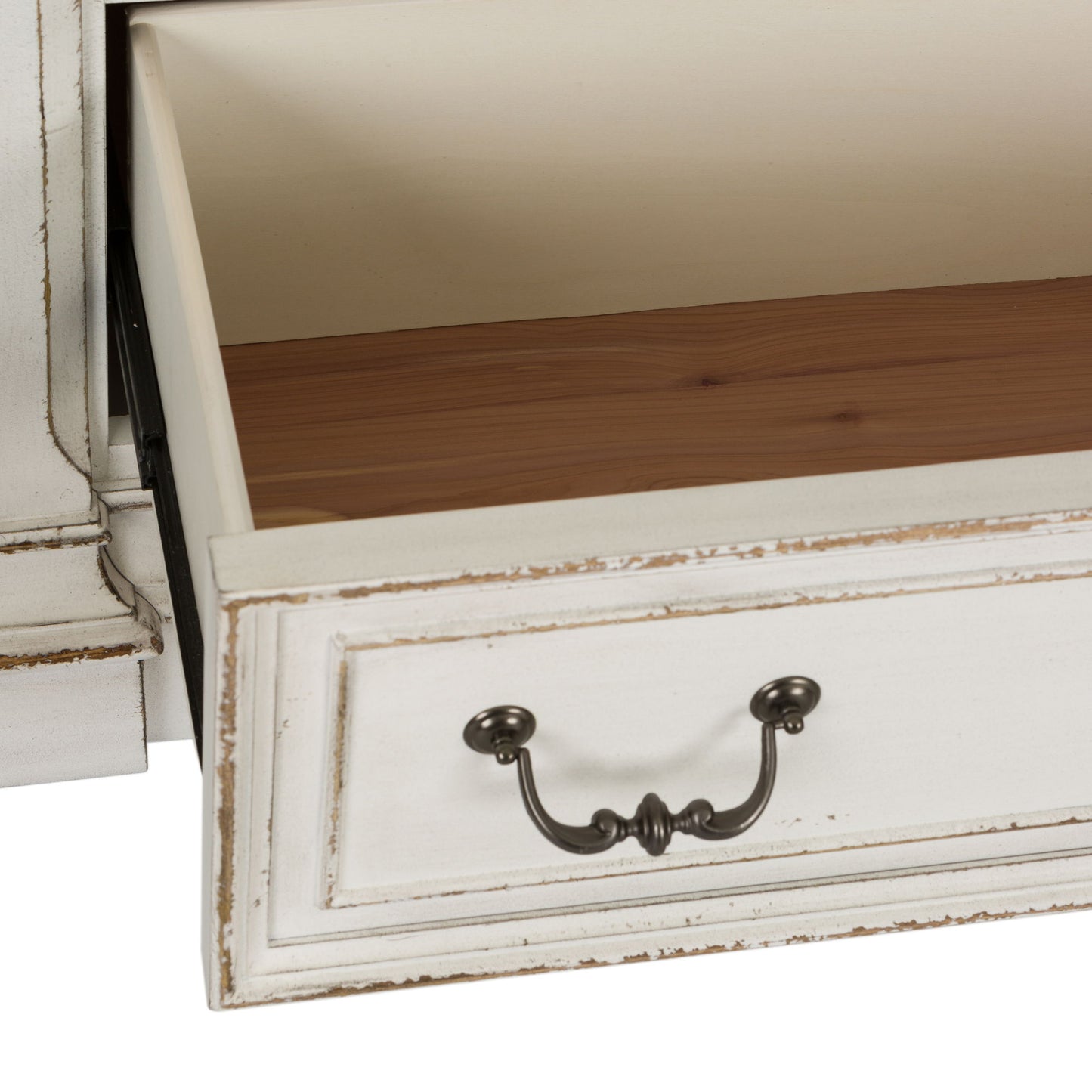 Abbey Park - Sleigh Bed, Dresser & Mirror - Hornell Furniture Outlet