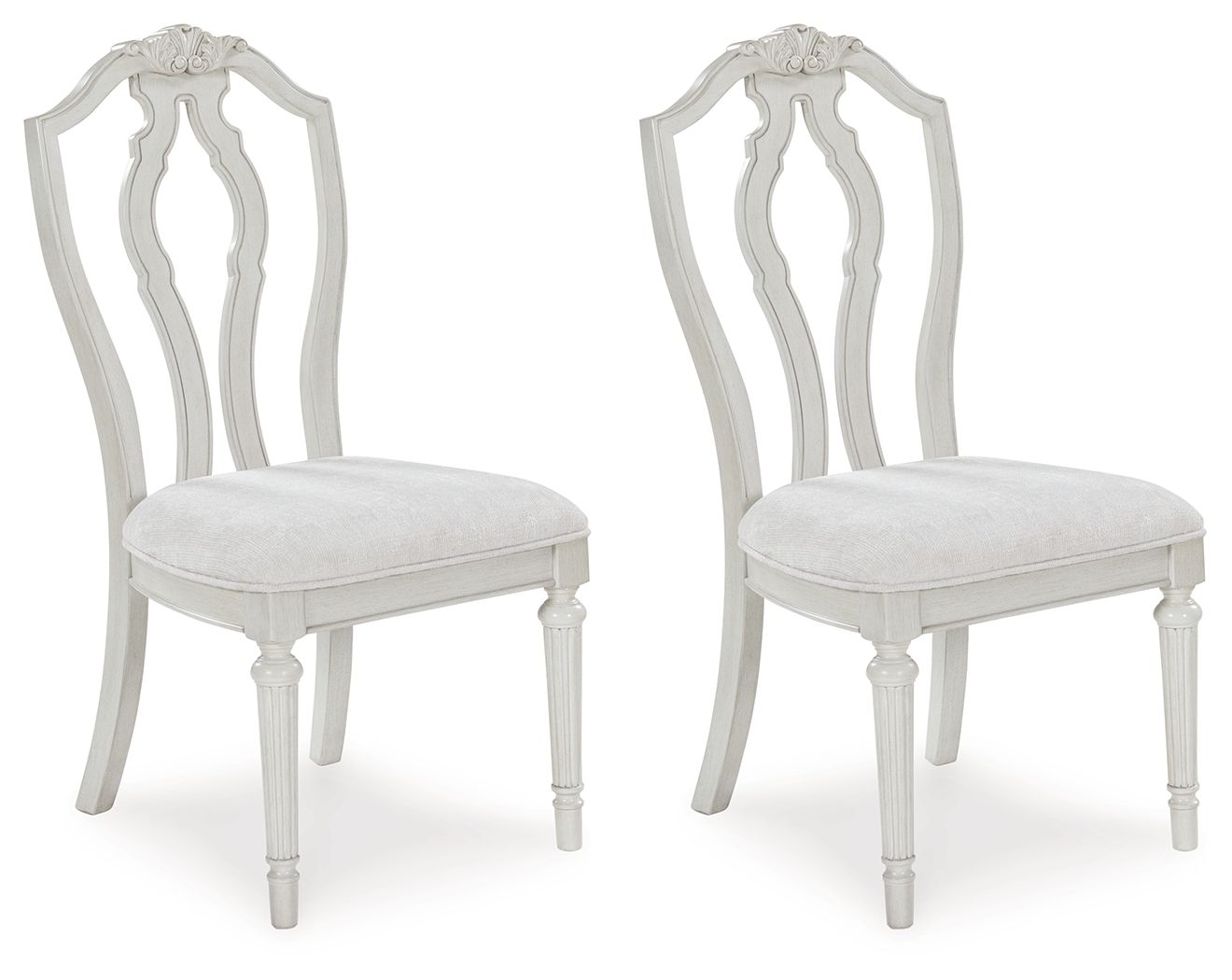 Montelaine - Antique White - Dining Upholstered Side Chair (Set of 2) - Hornell Furniture Outlet