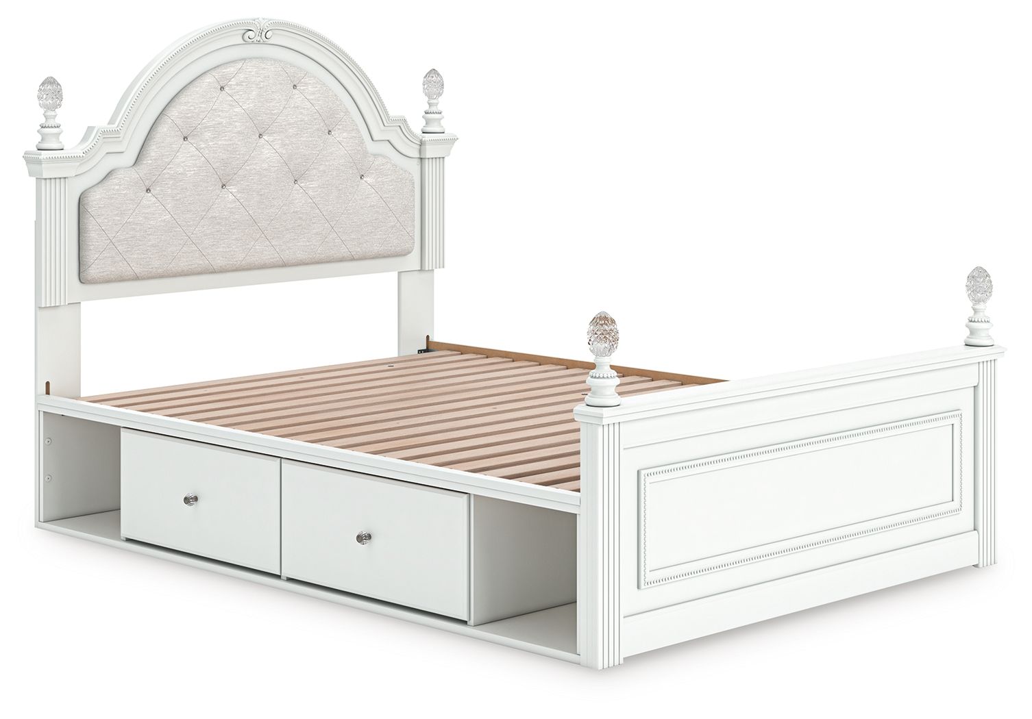 Kozlani - Upholstered Panel Storage Bed - Hornell Furniture Outlet