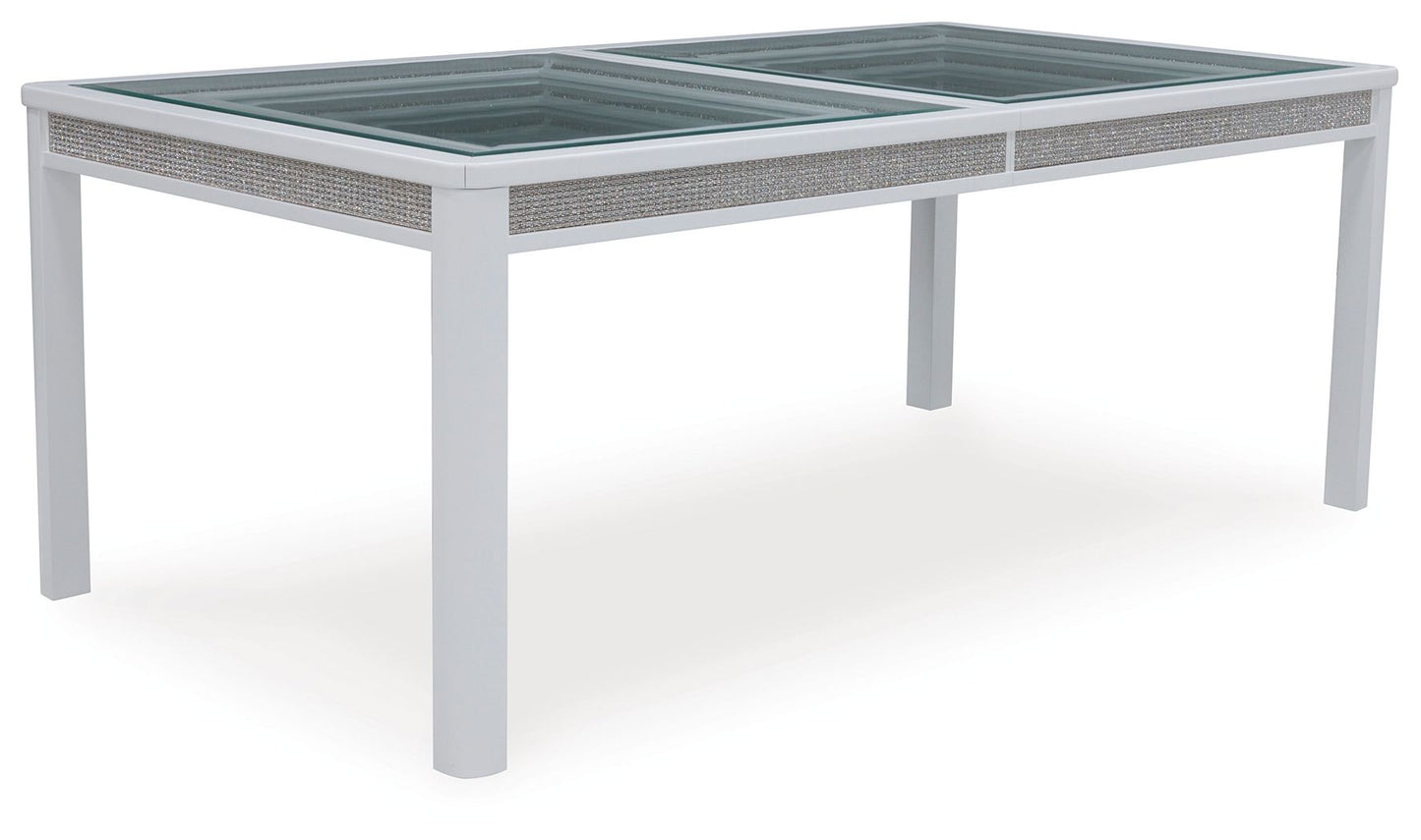 Chalanna - White - Rectangular Dining Room Extension Table - Hornell Furniture Outlet