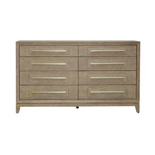 Brentwood - 8 Drawer Dresser - Sandstone - Hornell Furniture Outlet