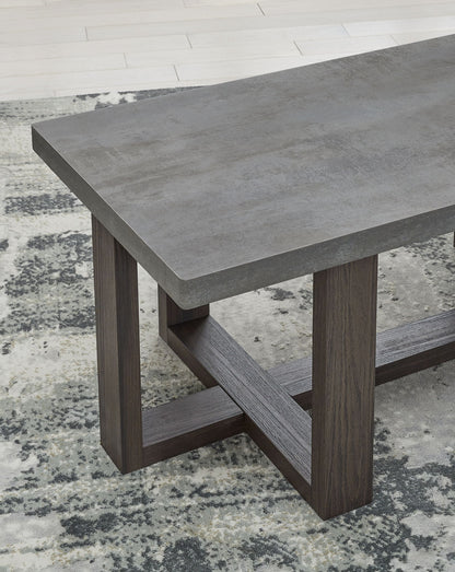 Dynnford - Gray / Brown - Occasional Table Set (Set of 3) - Hornell Furniture Outlet