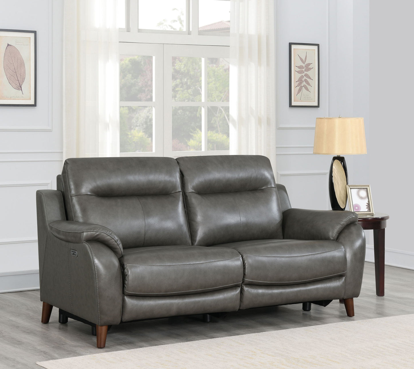 Trento - 3 Piece Living Room Set - Brown - Hornell Furniture Outlet