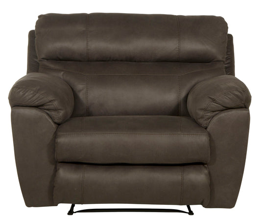 Atlas - Recliner - Charcoal - Hornell Furniture Outlet