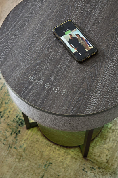 Sethlen - Gray / Black - Accent Table - Hornell Furniture Outlet