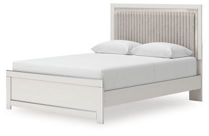 Zuraleus - Upholstered Panel Platform Bed With Roll Slats - Hornell Furniture Outlet