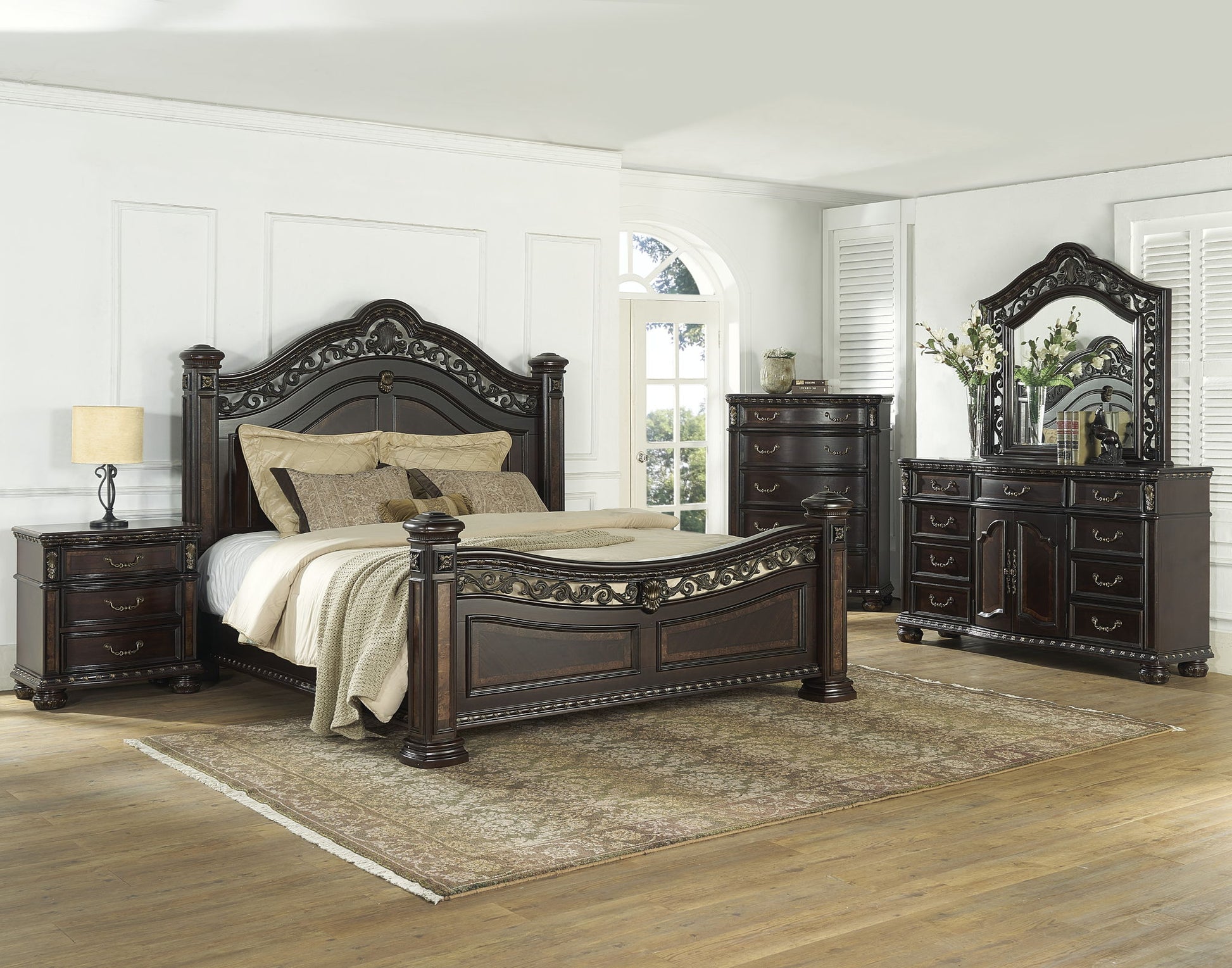 Monte Carlo - Nightstand - Dark Brown - Hornell Furniture Outlet