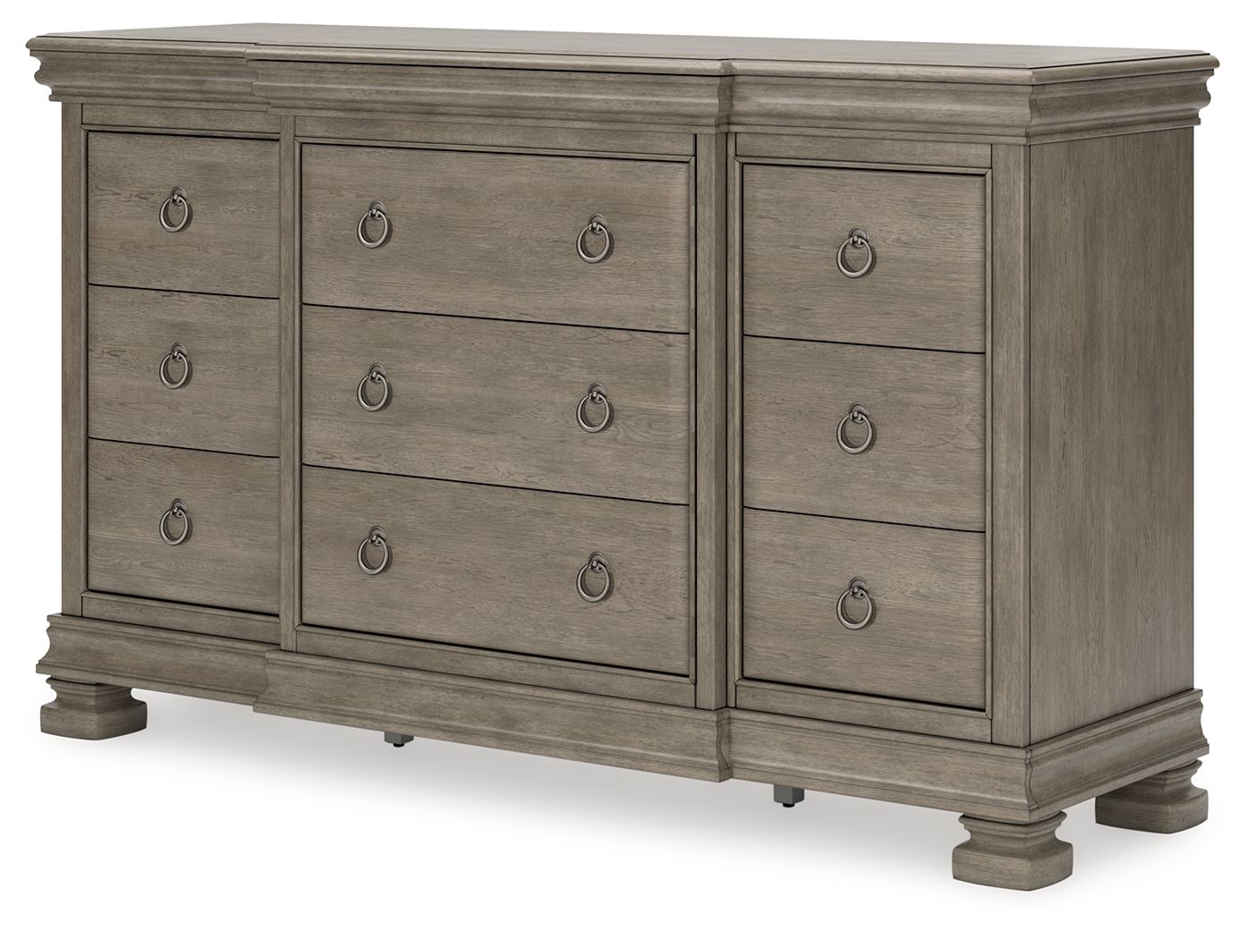 Lexorne - Gray - Dresser - Hornell Furniture Outlet