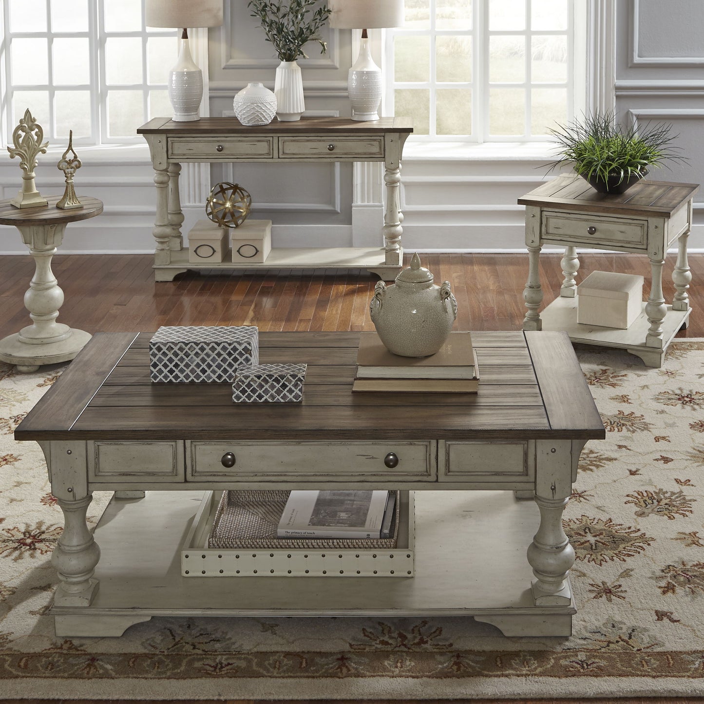 Morgan Creek - Table Set - Hornell Furniture Outlet