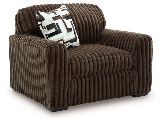 Midnight - Madness - Chair And A Half - Hornell Furniture Outlet