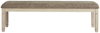 Bolanburg - Brown / Beige - Extra Large UPH DRM Bench - Hornell Furniture Outlet