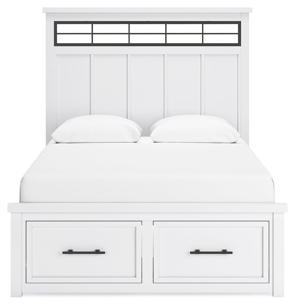 Ashbryn - Panel Storage Bedroom Set - Hornell Furniture Outlet