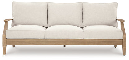 Carter Hall - Beige - Sofa With Cushion - Hornell Furniture Outlet