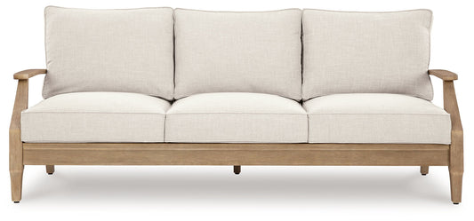 Carter Hall - Beige - Sofa With Cushion - Hornell Furniture Outlet