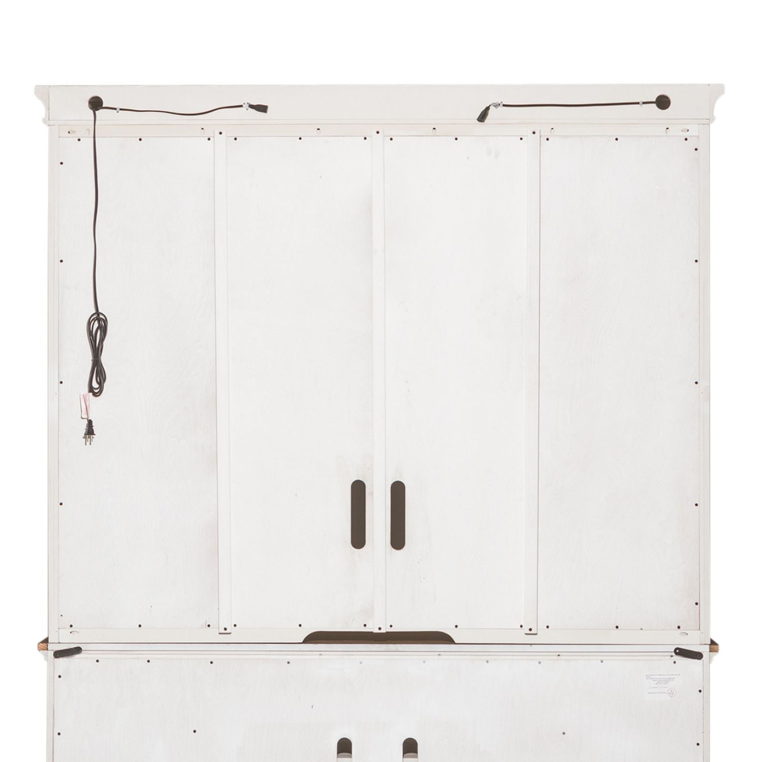 Morgan Creek - Entertainment Hutch - White - Hornell Furniture Outlet