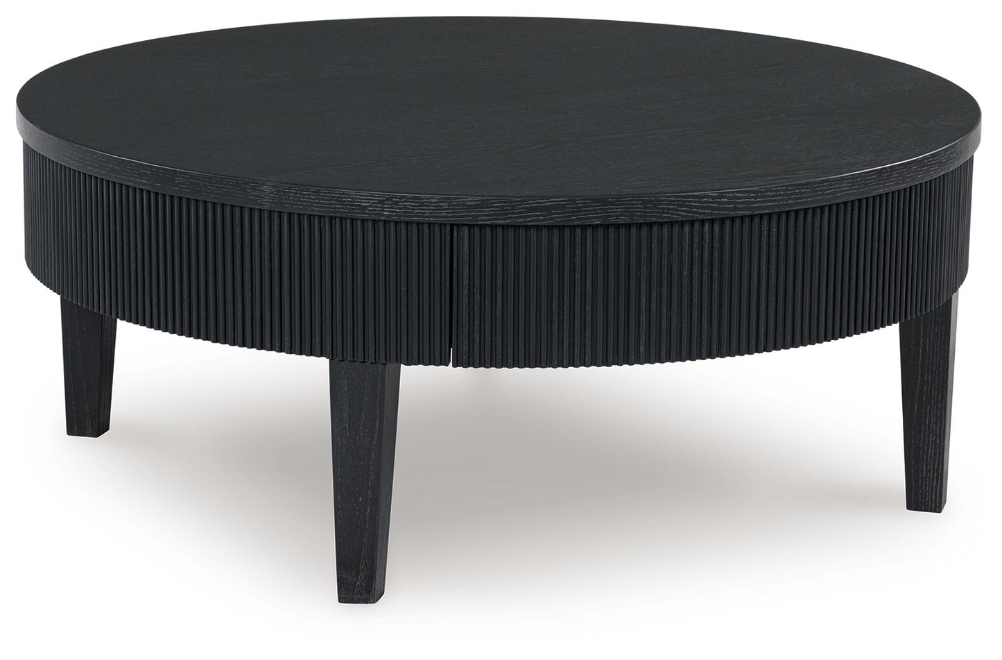 Marstream - Black - Round Cocktail Table - Hornell Furniture Outlet
